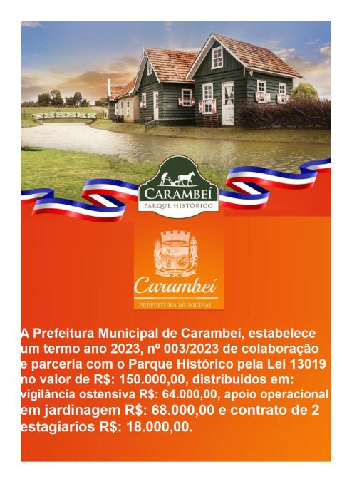 Valores Celebrados no Termo 2023