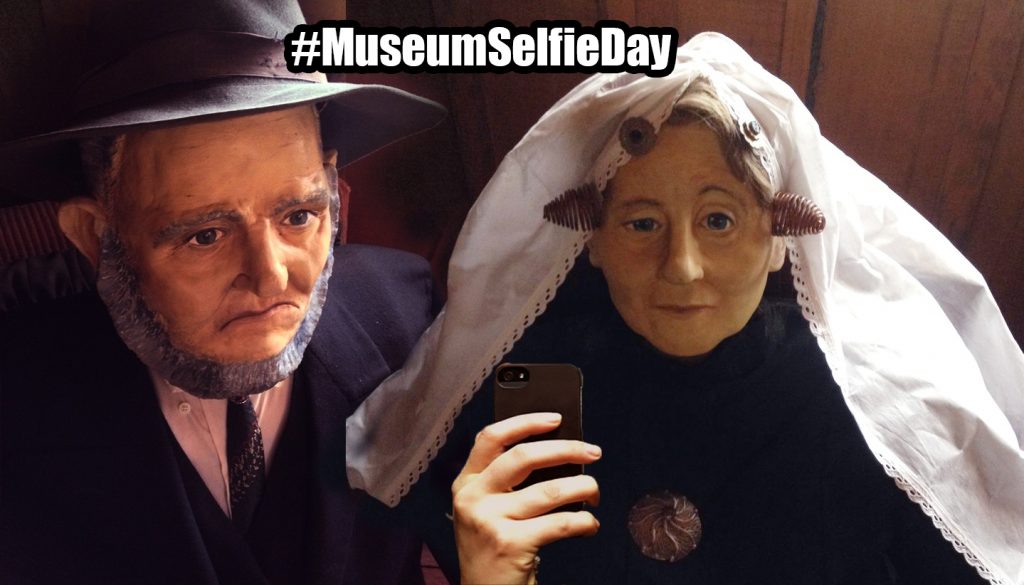 Selfie no museu em quarta-feira de visitação gratuita