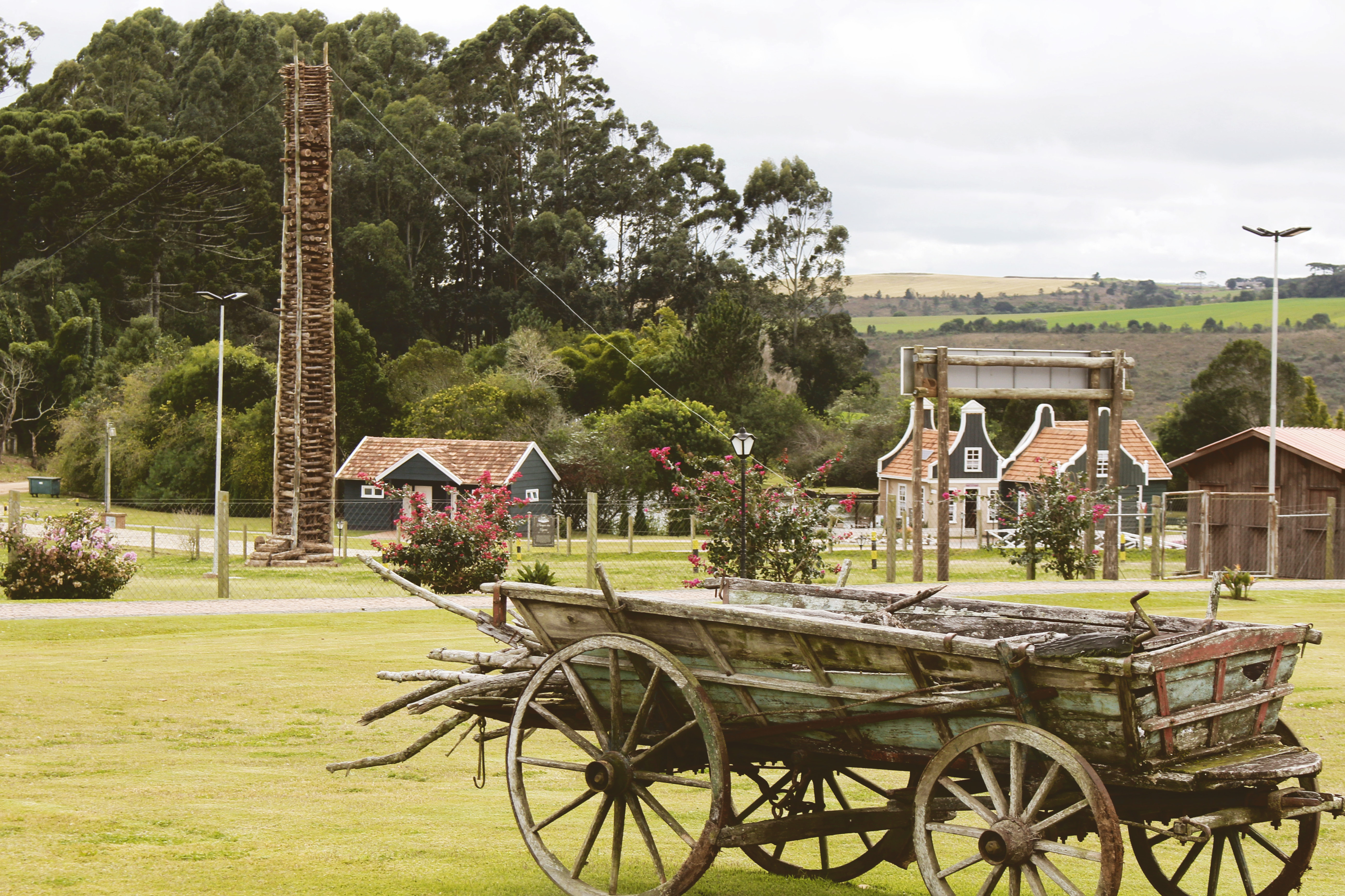 Fogueira do Arraiá do Parque está pronta