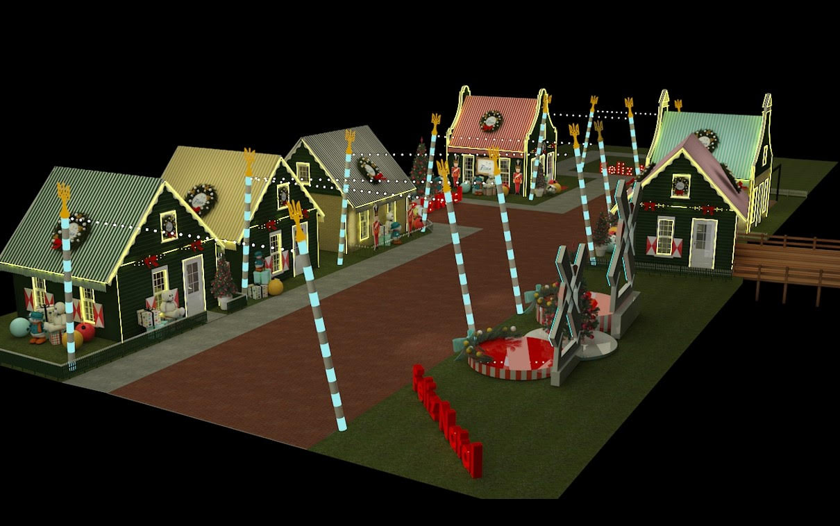 Frísia prepara decoração especial para o Natal no Parque