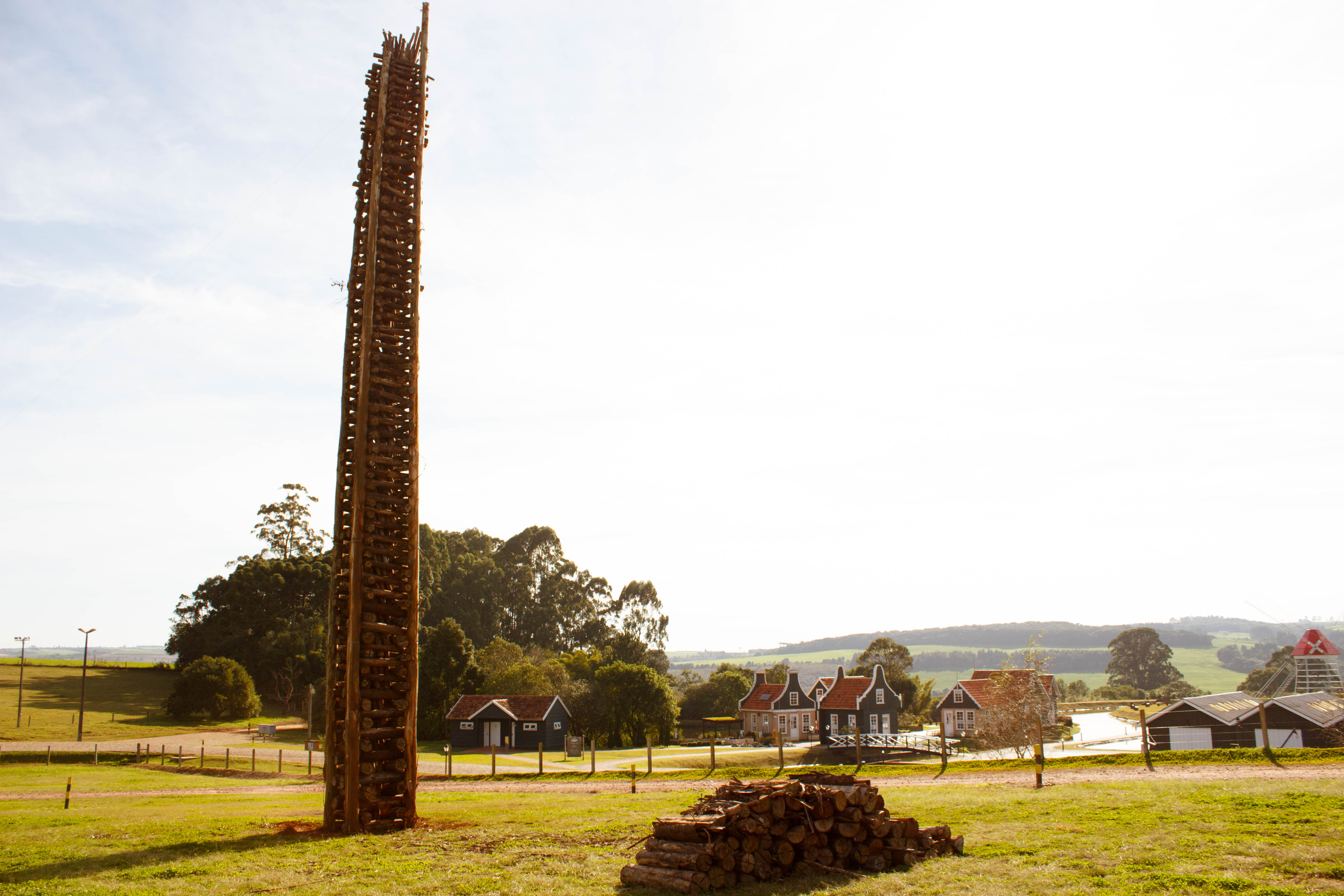 Fogueira de 15 metros será destaque no Arraiá do Parque