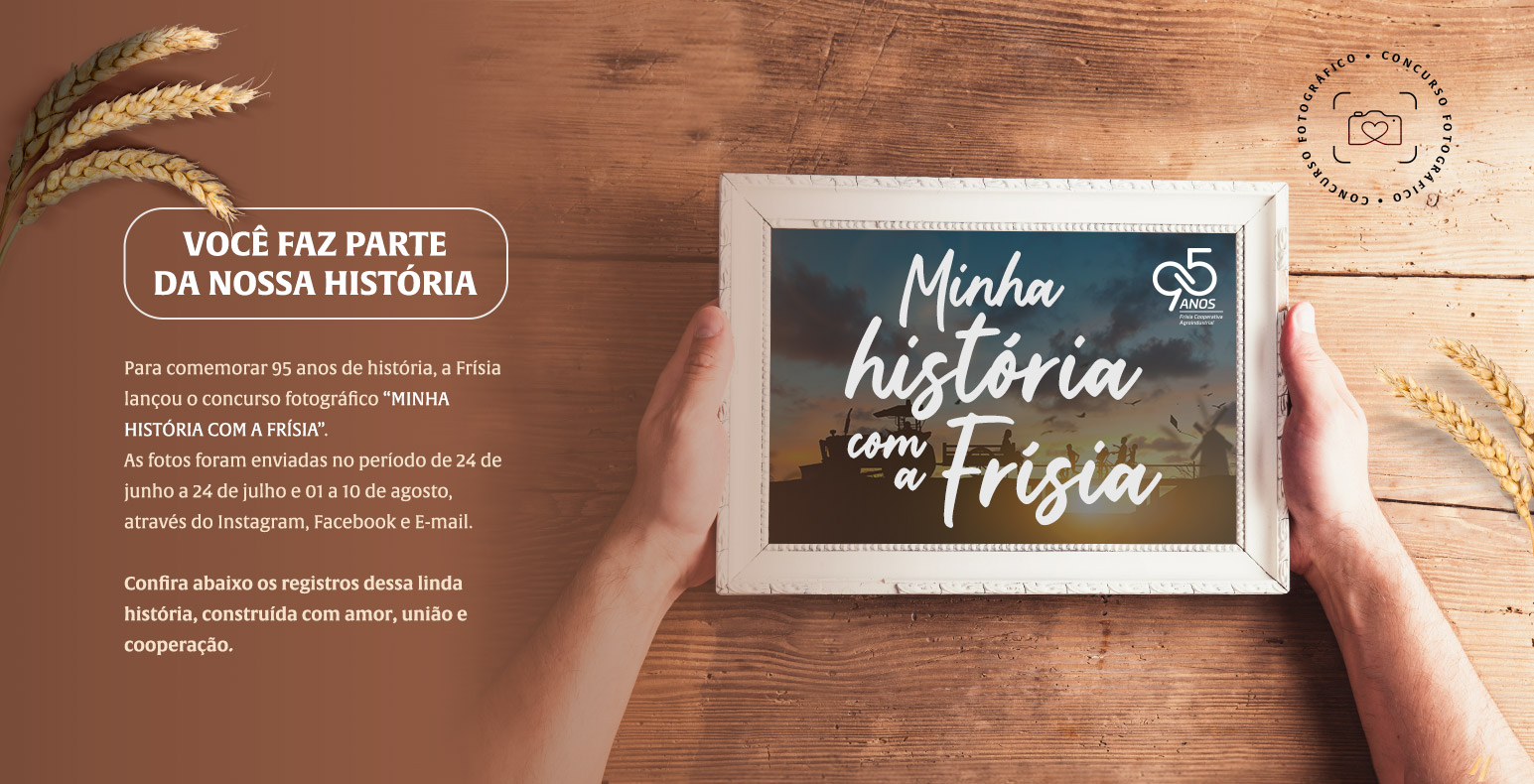 Concurso minha história com a Frísia