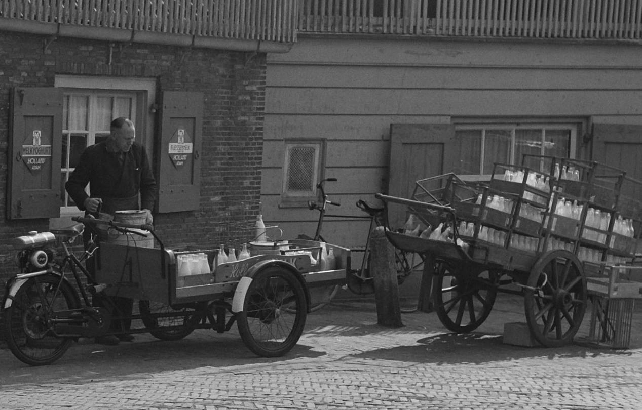 Parque Histórico ganha reprodução de carrinho de leite
