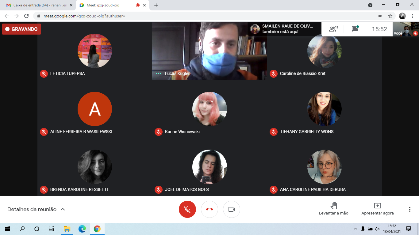 Educativo do Parque Histórico realiza mediação cultural virtual para acadêmicos de Artes Visuais da UEPG