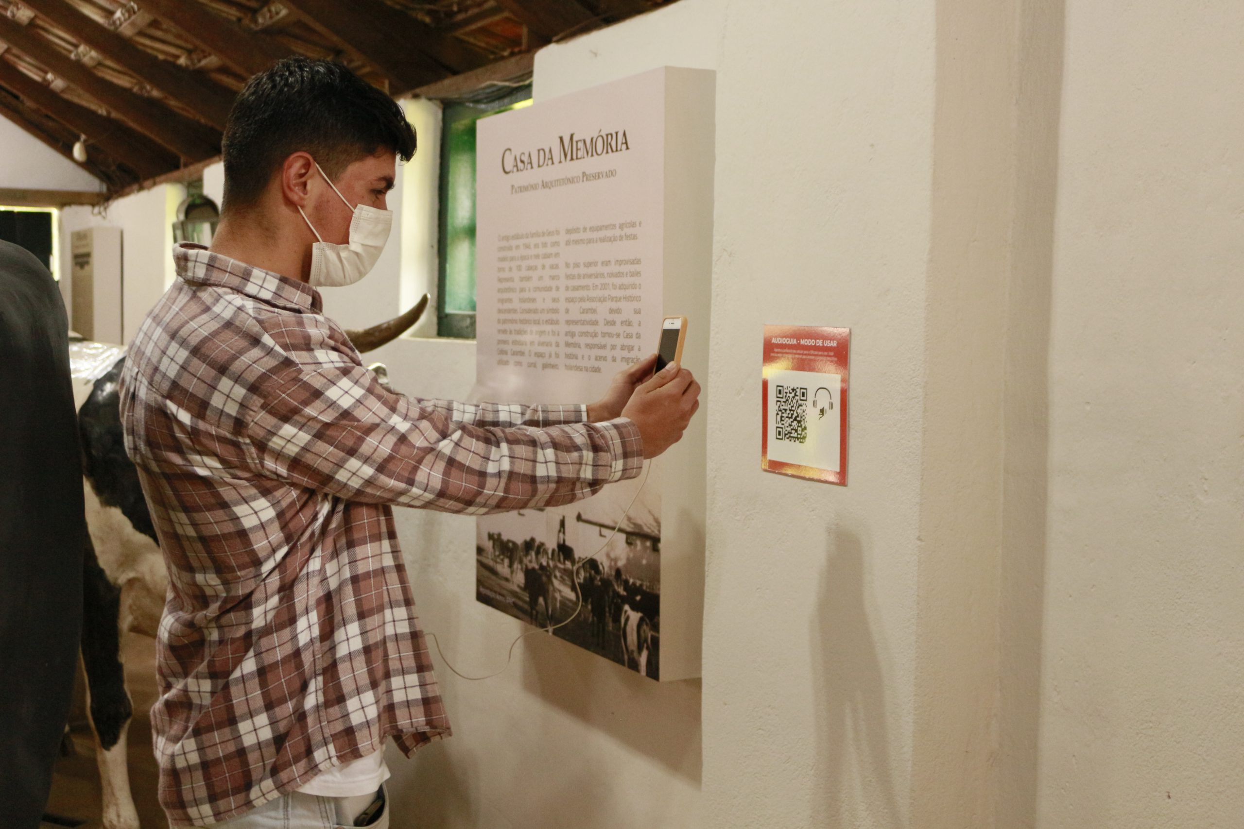 Parque Histórico implanta audioguia com recurso de QRcode