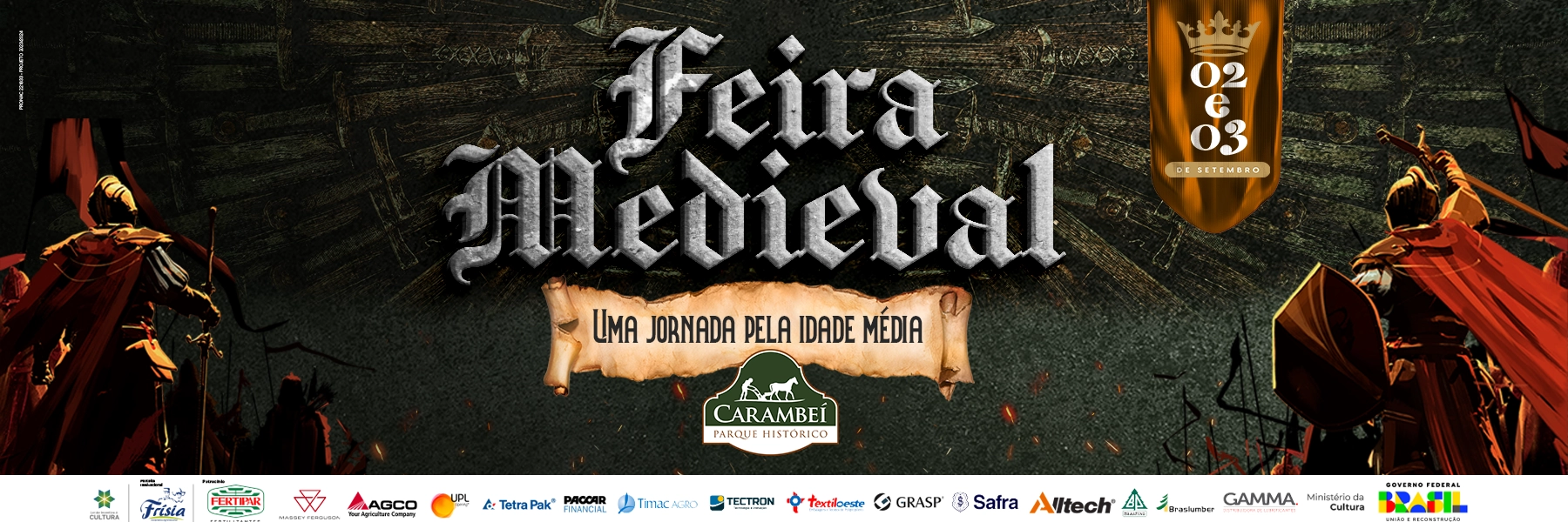 EDITAL FEIRA MEDIEVAL PARA EXPOSITORES