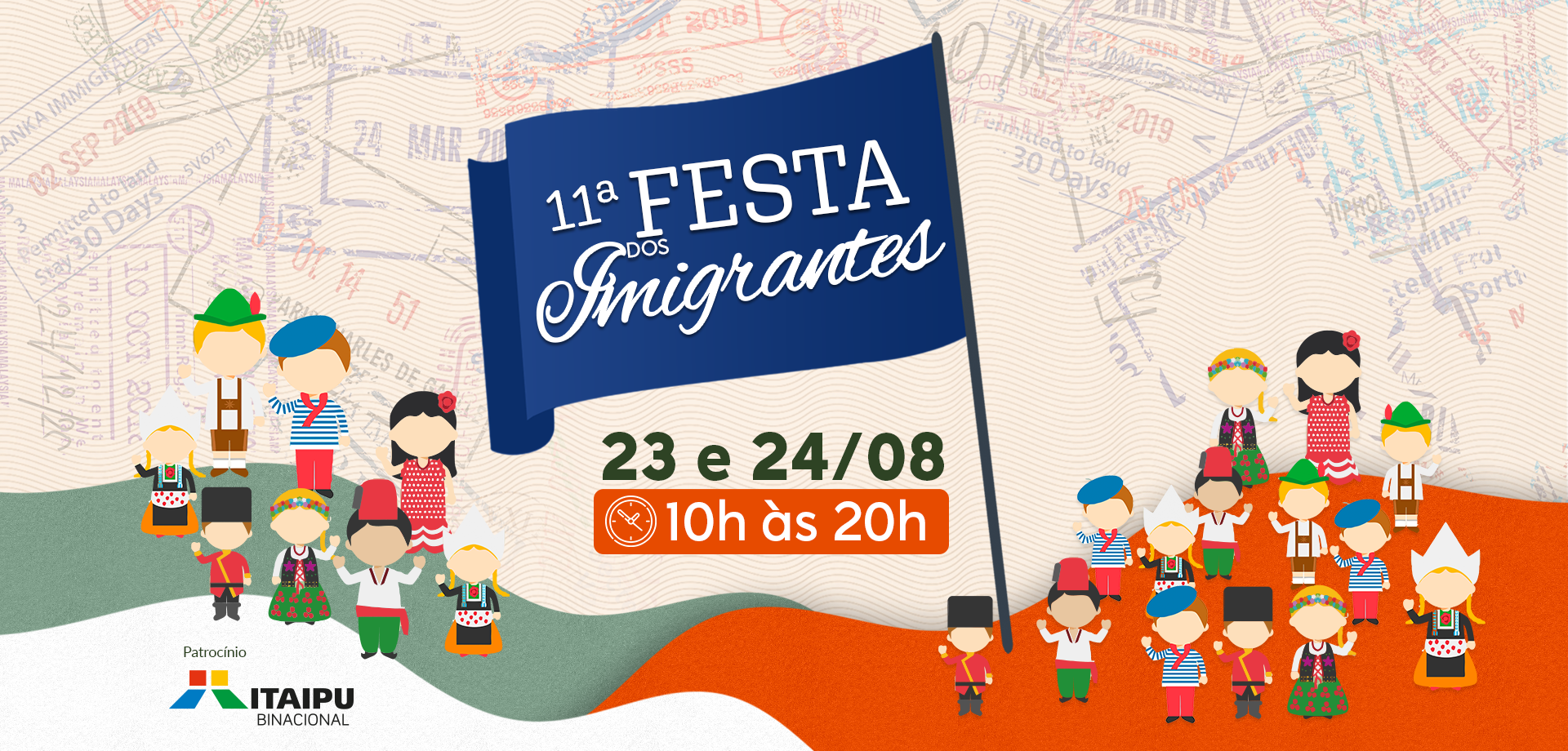 Intervenção artística integra programação da 11ª Festa dos Imigrantes do Museu Parque Histórico de Carambeí